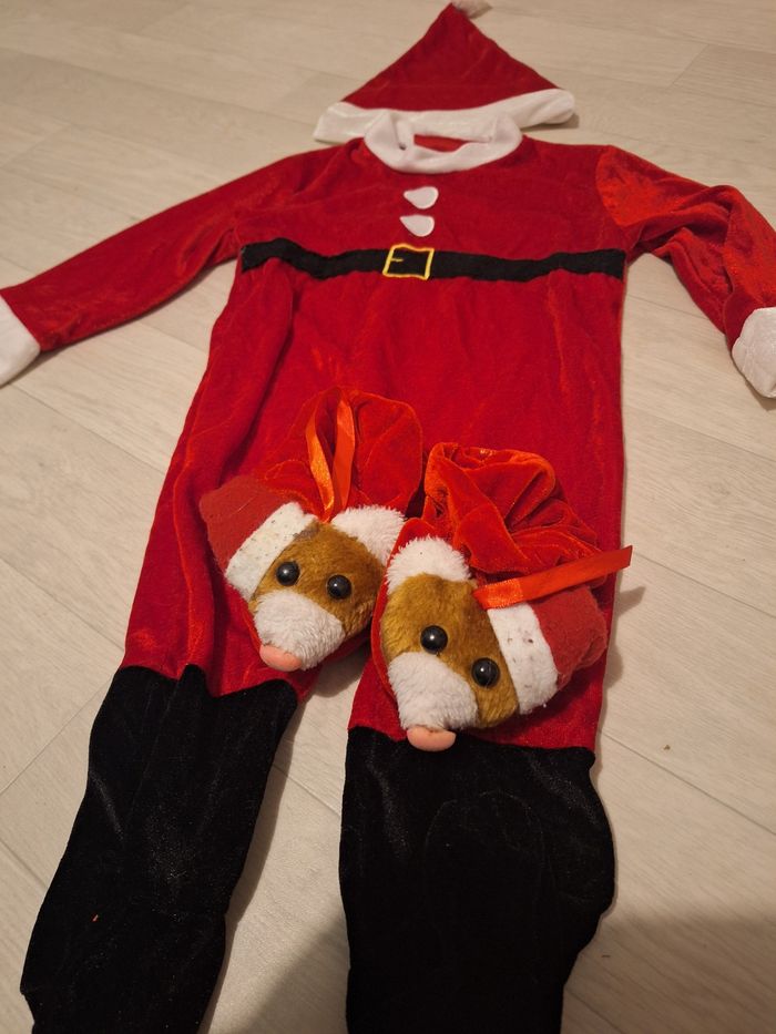 Pijama noel avec chausson - photo numéro 2