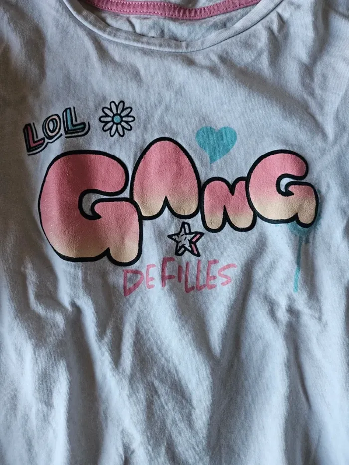 Lot 4 tee-shirts manches longues enfant fillette - photo numéro 5