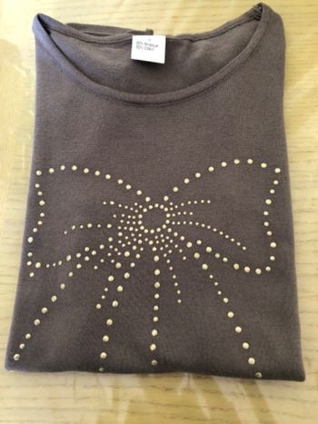 Teeshirt long taupe