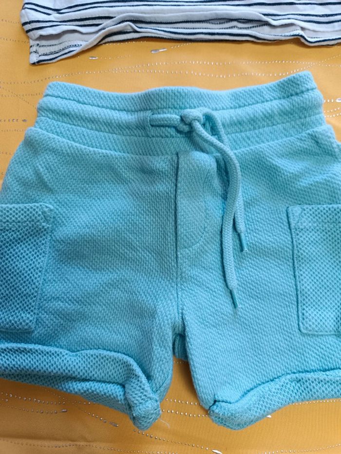 Short et polo manches courtes rayé Tape à l'oeil 23 mois 86 cm - photo numéro 3