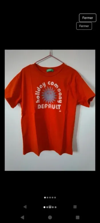 T-shirt garçon en 100% coton