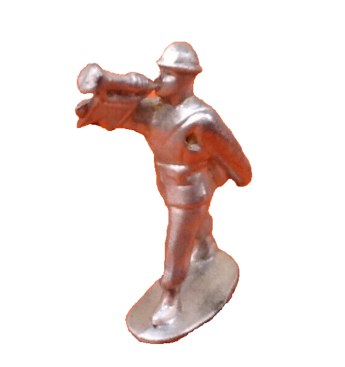 Années 1950 Soldat 14-18 (aluminium) Musicien avec clairon