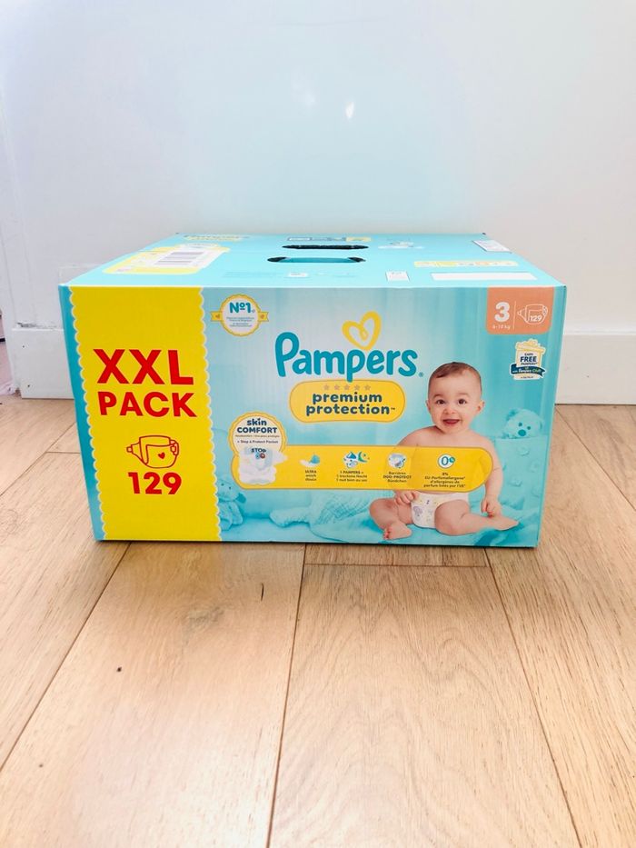 Pack XXL de couches Pampers Premium Protection – Taille 3