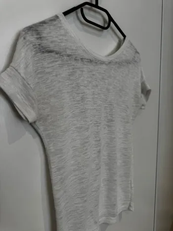 T-shirt maille dos dentelle