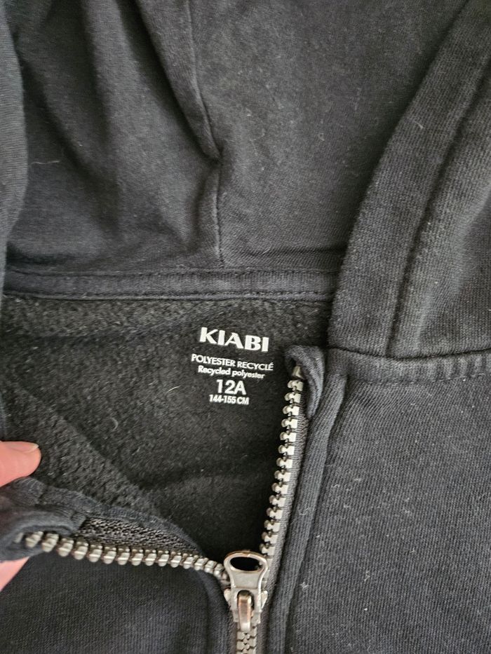 Sweat zippé Kiabi 12 ans - photo numéro 3