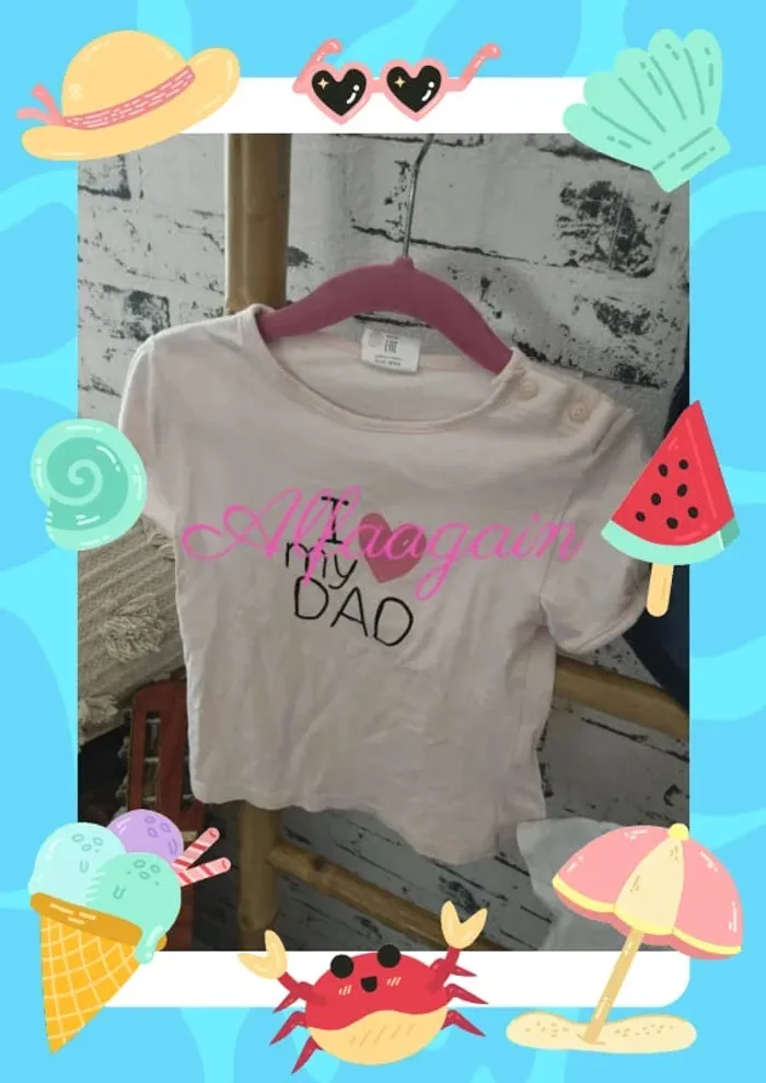 Lot salopette robe jean t-shirts 2ans - photo numéro 13