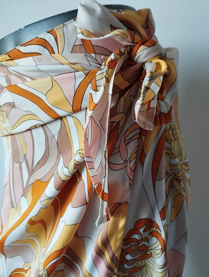 Jupe avec drapé Camaïeu taille 42 - photo numéro 2
