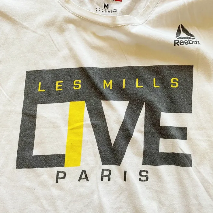 Reebok Mills Live Paris Débardeur Blanc Femme Sport Fitness Crosswear (Taille M) - photo numéro 4