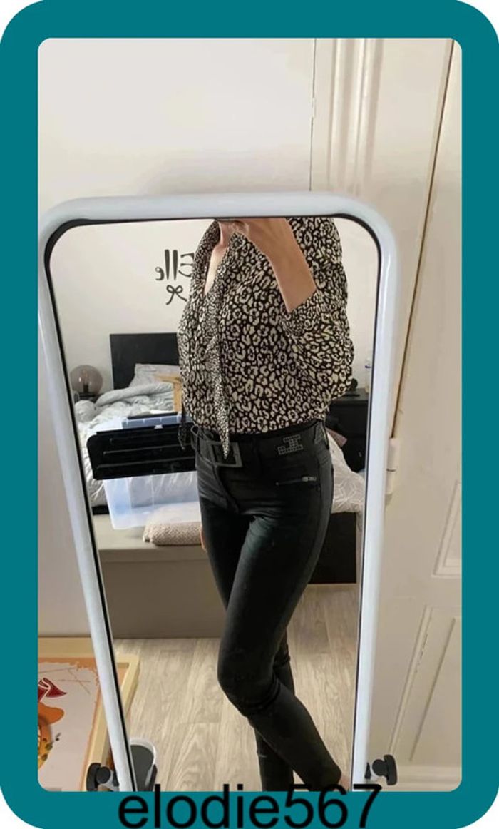 Blouse léopard Esprit taille S - photo numéro 3