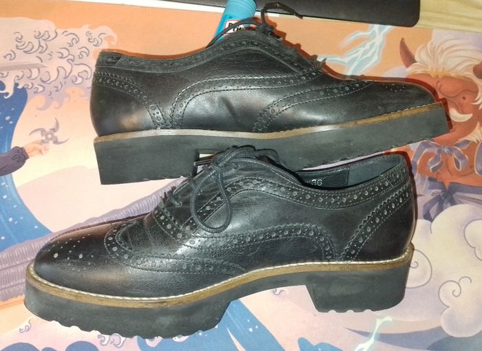 derbies cuir Minelli T36 - photo numéro 7