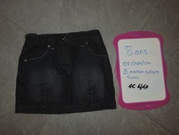 jupe orchestra taille 8 ans attention voir photo manque quelques strass