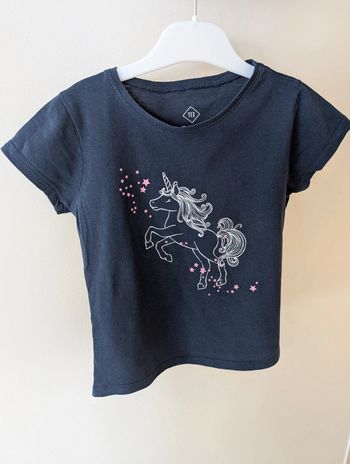 T shirt licorne 5/6 ans