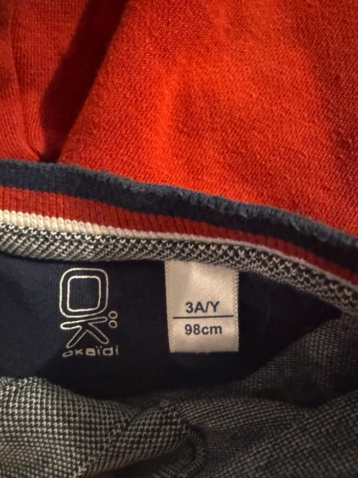 Lot garçon 3 ans: 2 pull + 1 T-shirt manches longues - photo numéro 7