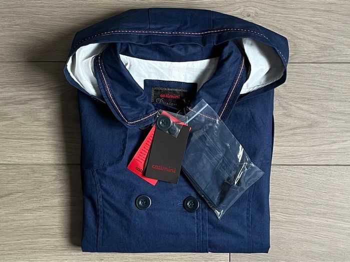 Trench imperméable avec ceinture Catimini T-10 ans - photo numéro 4