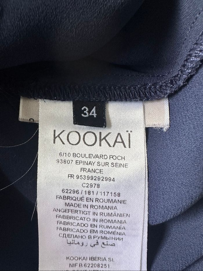 Chemisier Kookaï imprimé cerises – Taille 34 - parfait état - photo numéro 4