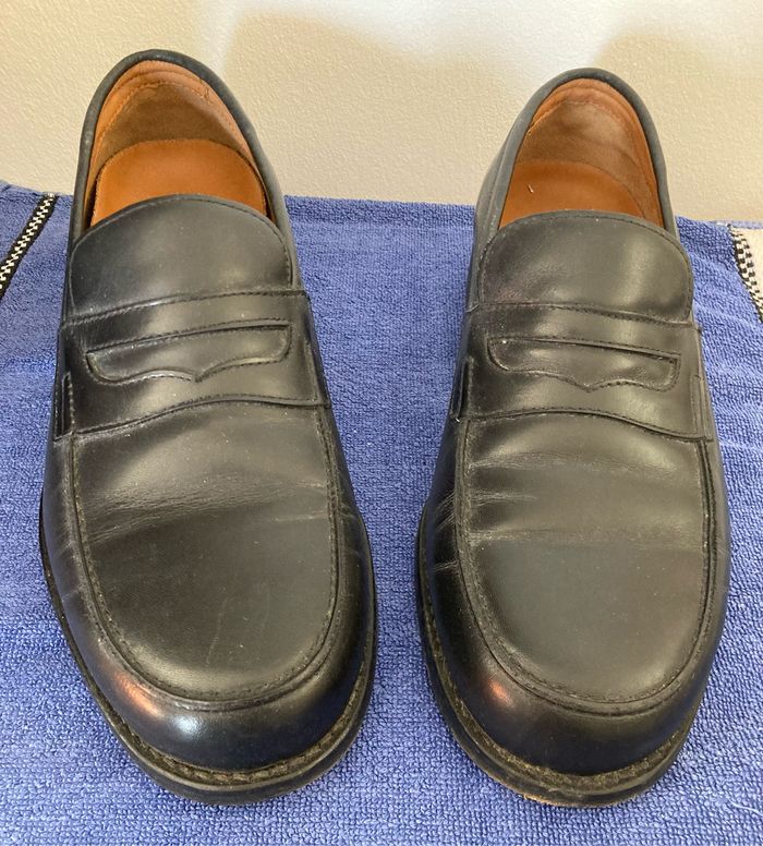 Mocassins hommes en cuir 6 1/2