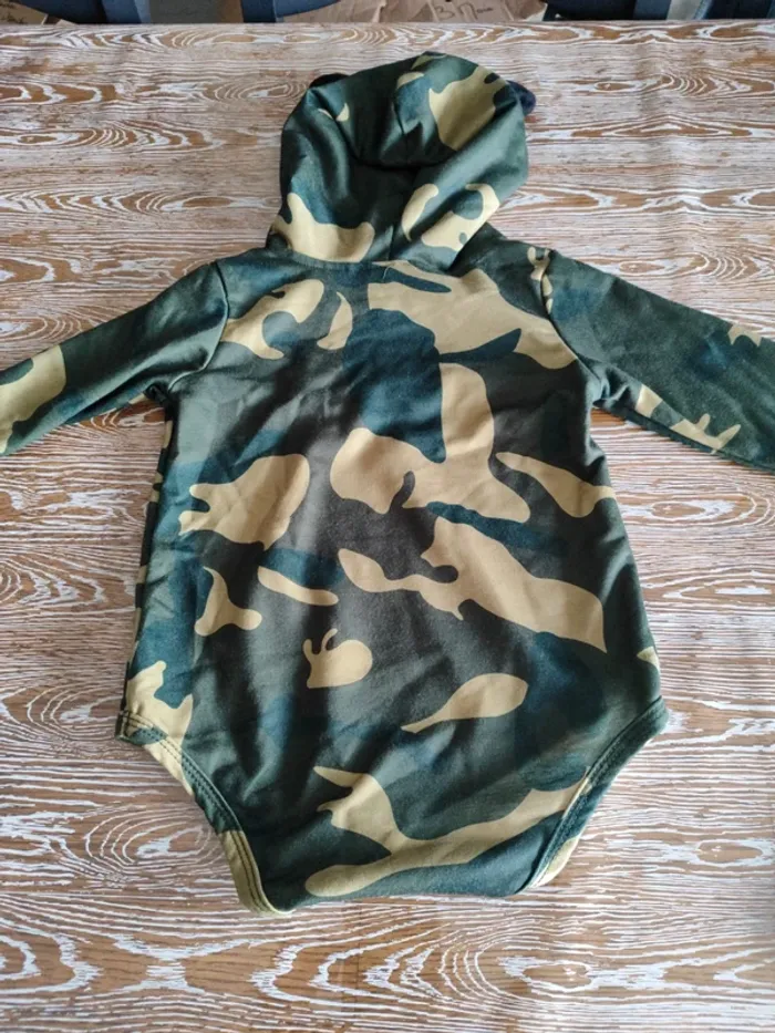 🍁 bodies+ haut militaire 18-24 mois🍁 - photo numéro 5