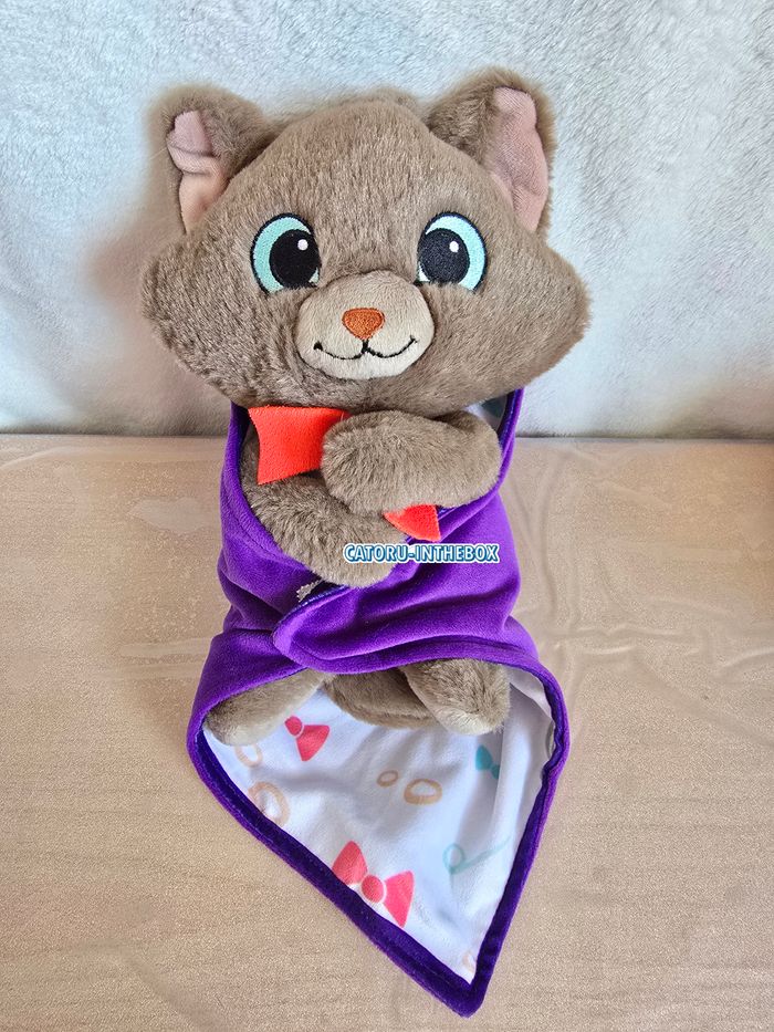 Doudou peluche avec couverture / Comforter Disney Aristochats Berlioz Aristocats