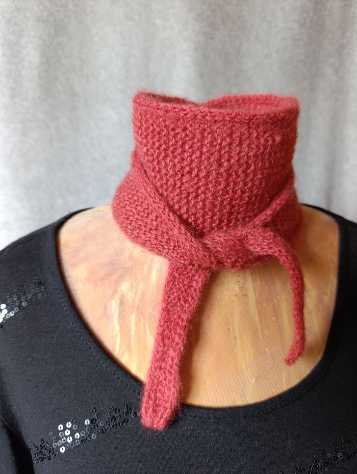 Sophie scarf nuage écharpe sophie terracotta neuf fait main - photo numéro 6