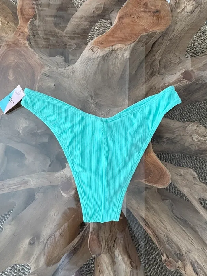 Bas de maillot de bain Ardene swim femme vert menthe échancré - photo numéro 2