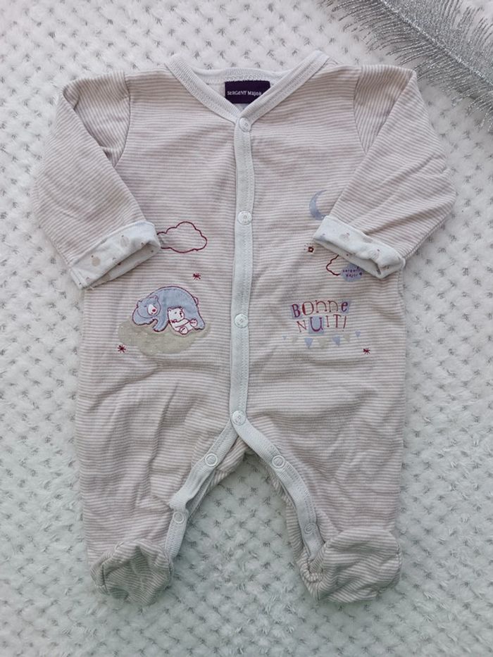 🔸 Pyjama été Léger Manches Longues - Sergent Major 1 Mois🔸 - photo numéro 2