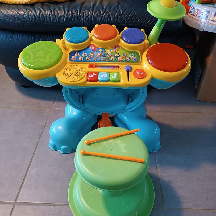 Ma Batterie Jungle Rock vtech avec tabouret - photo numéro 3