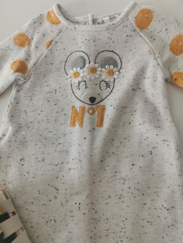 Robe sweat ML avec collants - photo numéro 2