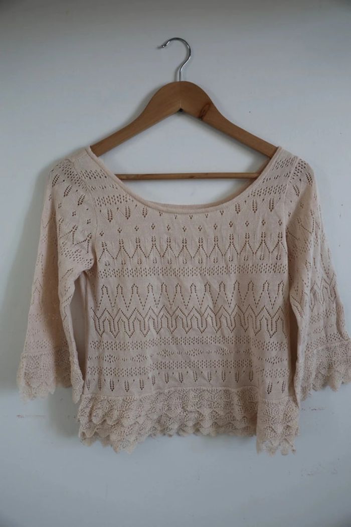 C38 Top Crochet Taille 36 - photo numéro 2