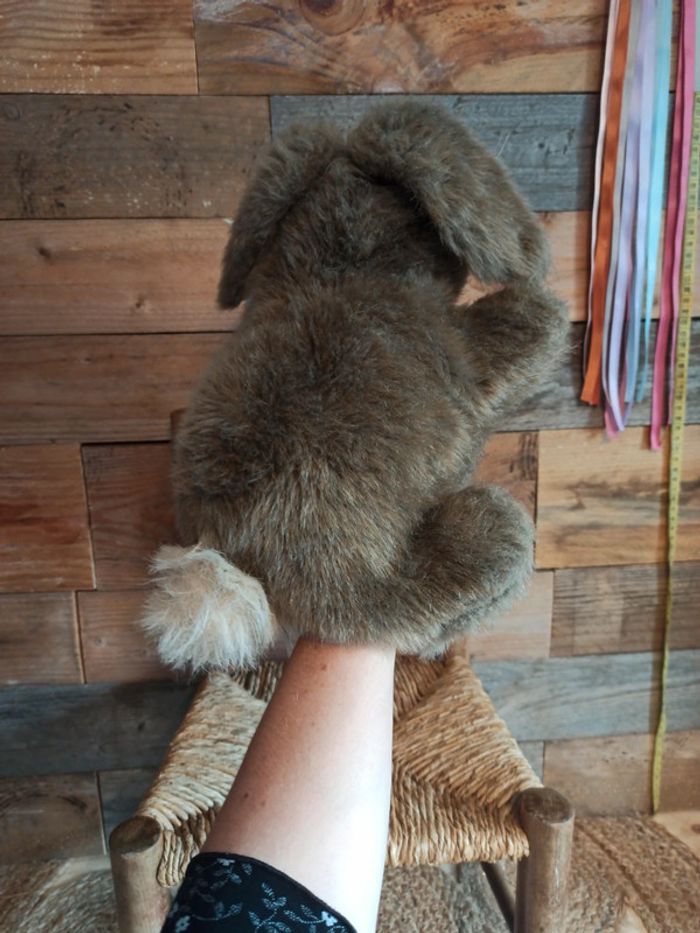 Marionnette peluche lapin dakin & company 1985 tbe - photo numéro 4
