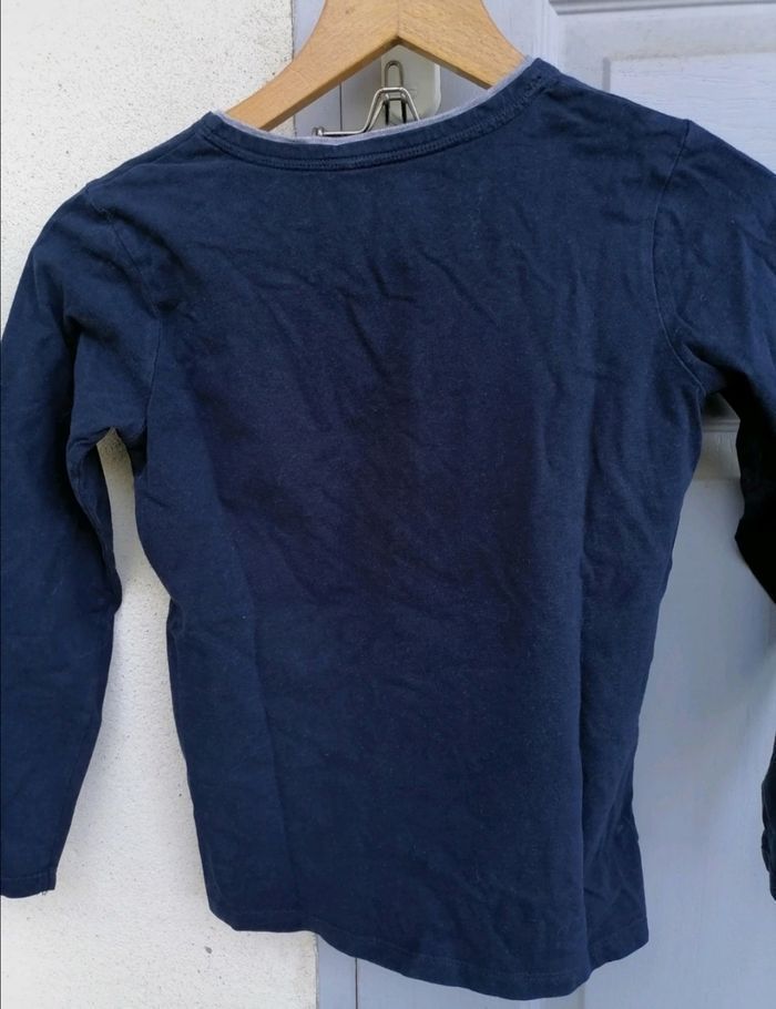 Tee-shirt manches longues 10 ans Okaidi pour garçon - photo numéro 4