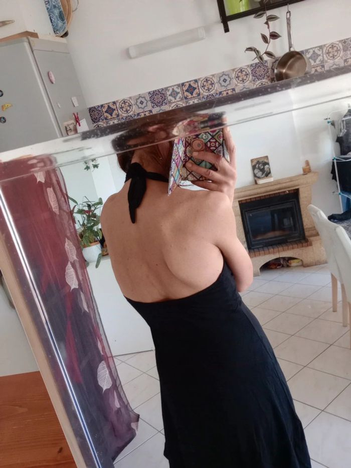 Robe 36 noir dos nu c 81 - photo numéro 8