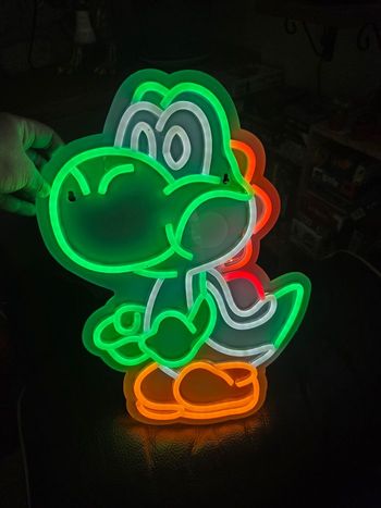 Néon yoshi nintendo 