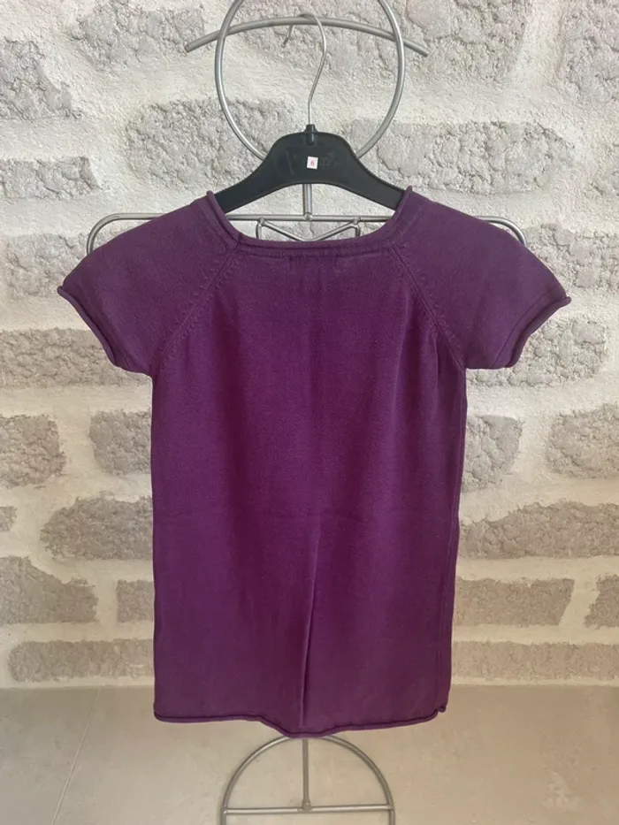 Robe fille 6 ans vertbaudet mauve - photo numéro 3