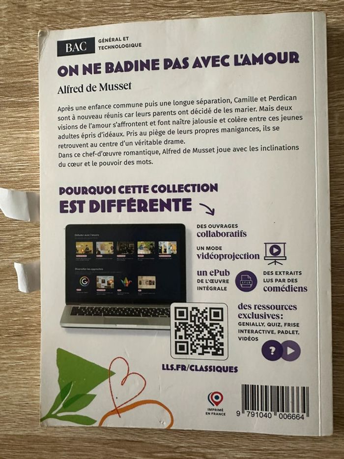 Livre on ne badine pas avec l’amour d’Alfred de Musset - photo numéro 4