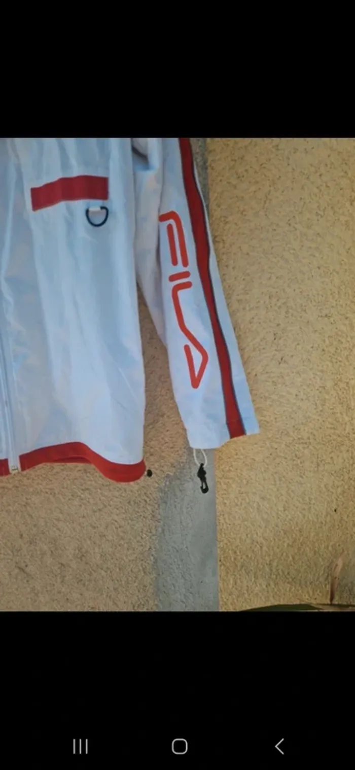 Veste jogging vintage fila taille m bon etat - photo numéro 4