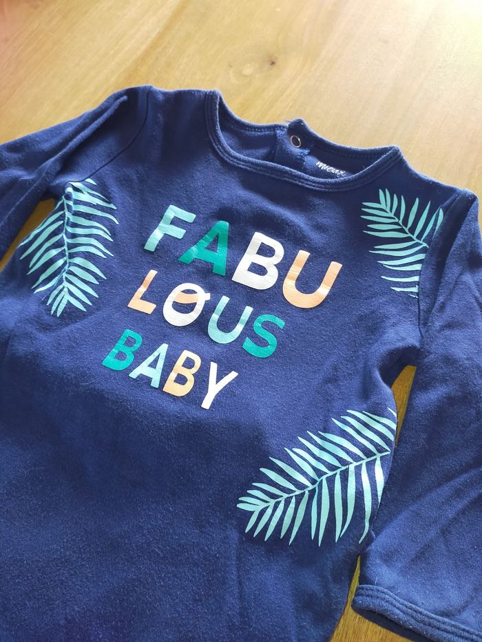 Lot de 2 pyjamas bleus 18 mois - photo numéro 6