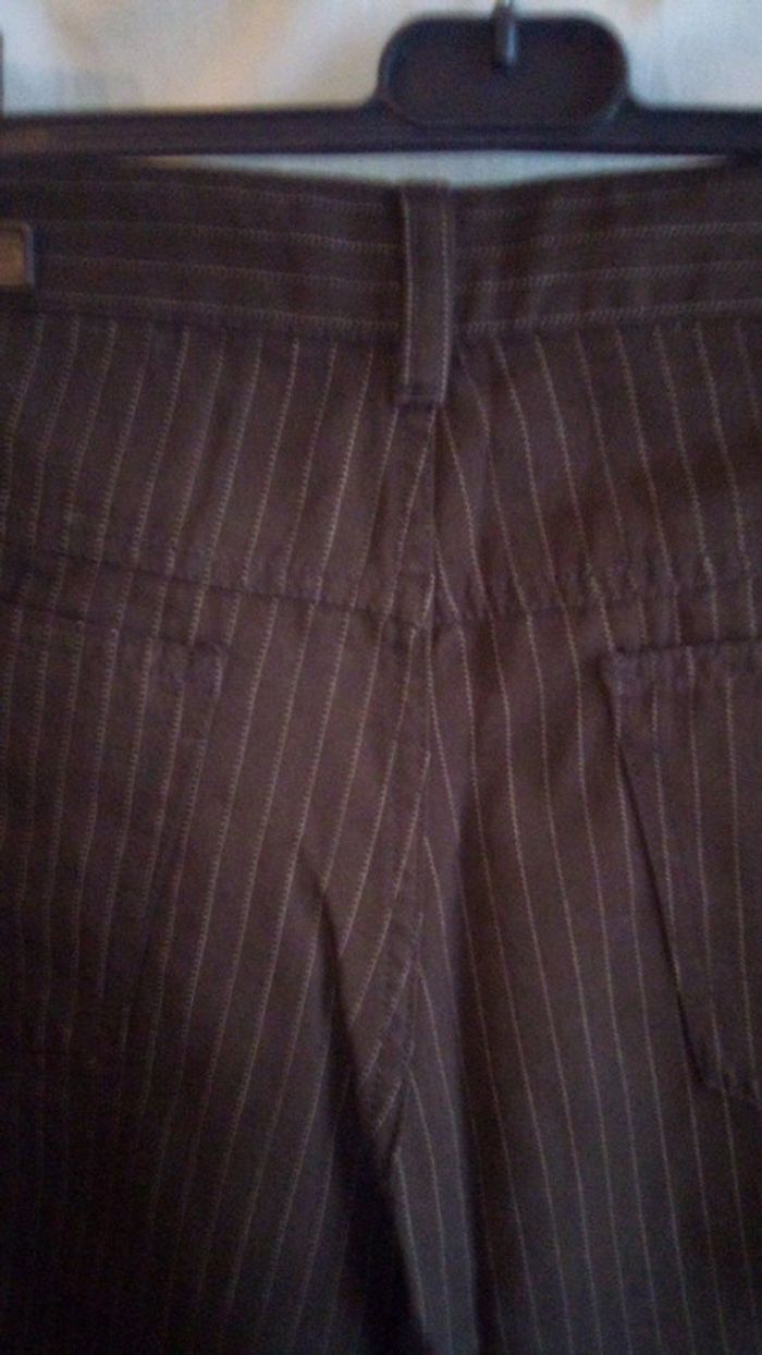 Pantalon marron rayé "H&M" - photo numéro 11