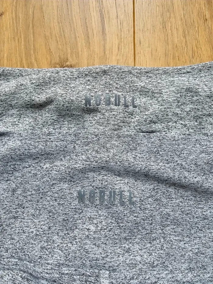 Lot de 2 Leggings Nobull gris chiné taille M femme neufs - photo numéro 3