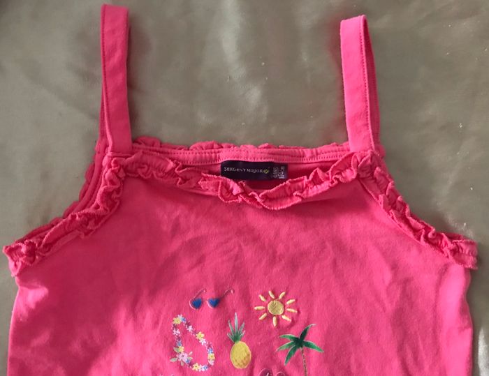 Haut fines bretelles Sergent Major taille 4ans - photo numéro 3