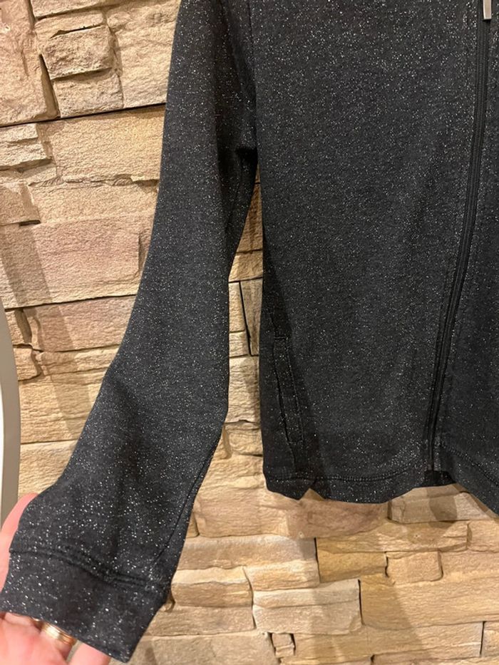 Gilet à capuche pailleté 10 ans Kiabi - photo numéro 3