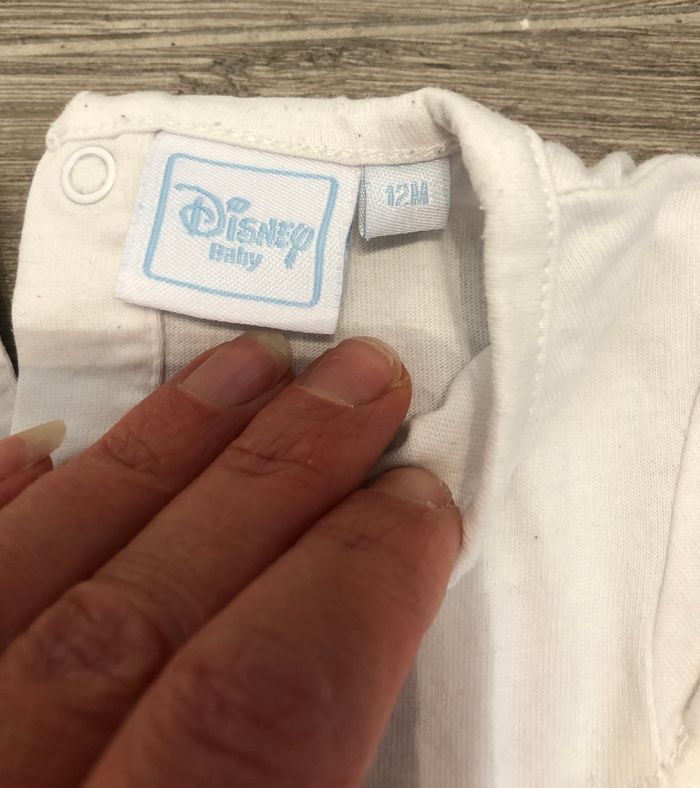 Teeshirt blanc Disney Baby 12 mois - photo numéro 2