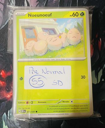 Lot de 55 cartes normales sans double – Évolutions Prismatiques (PRE)