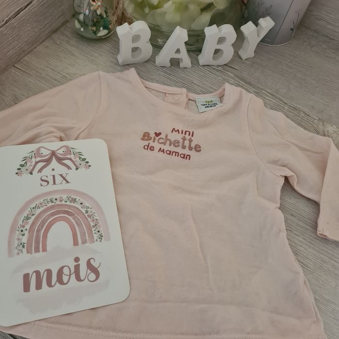 T-shirt manches longues 6 mois tao