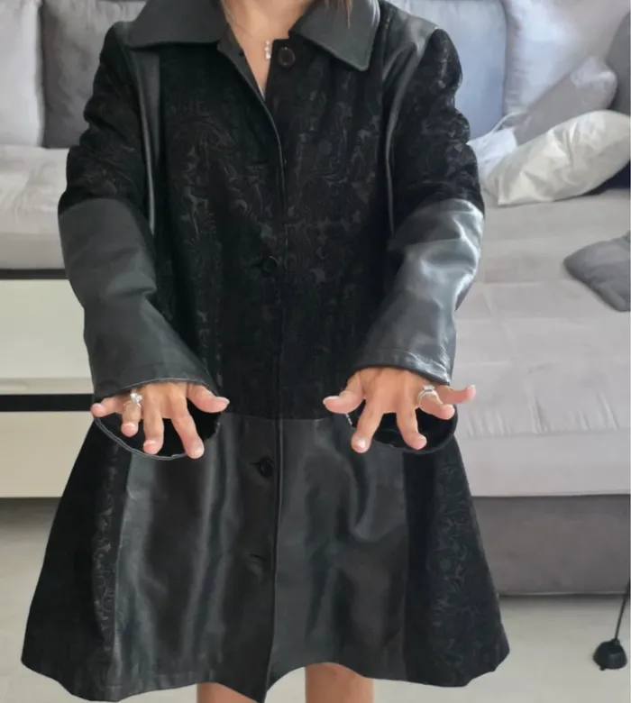 Veste en cuir véritable - photo numéro 3
