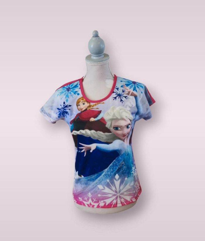 T shirt reine des neiges taille 8 ans