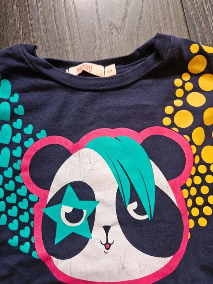 Ensemble Panda Mushi Taille 6 ans 🐼 🩵 - photo numéro 3