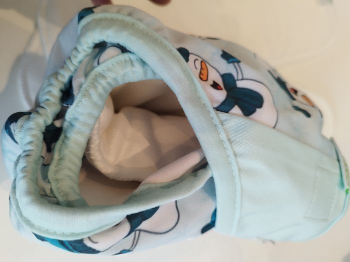 Couche Bum Diapers bonhommes de neige + 2 inserts - photo numéro 3