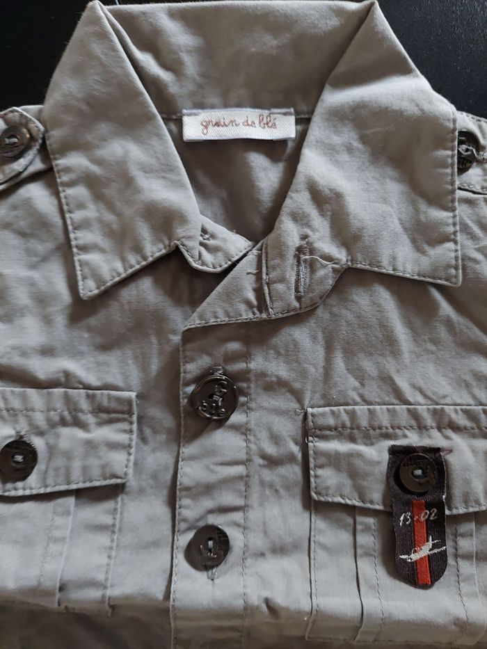 Chemise grain de blé 12mois - photo numéro 4