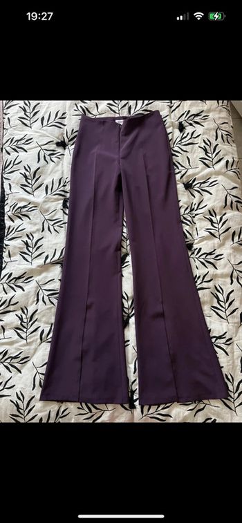 Pantalon femme violet