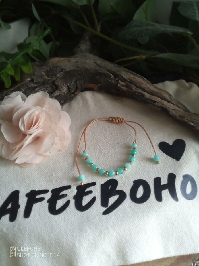 Bracelet Pierres d'amazonite - photo numéro 3